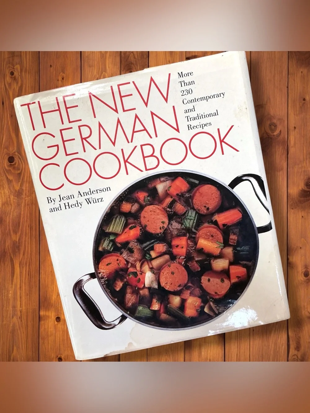 VTG 1993 The New German Cookbook Anderson & Würz 250+ Recipes 1st Ed